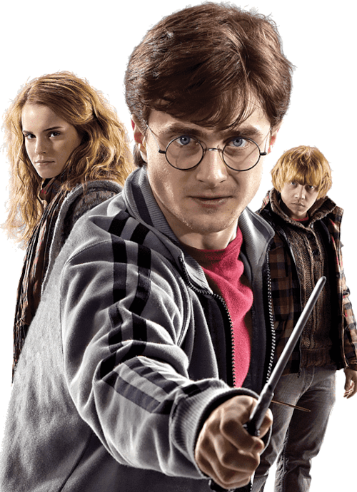 Harry, Ron and Hermione